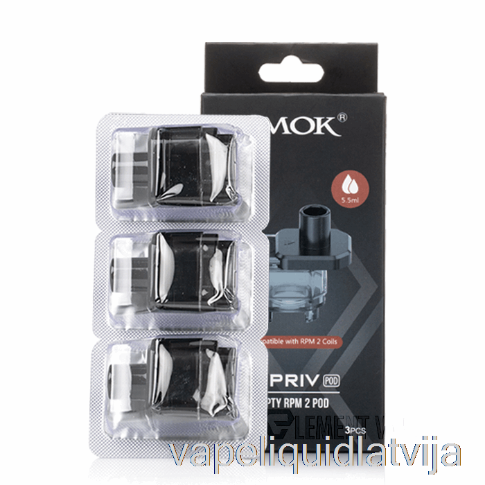 Smok G-priv Nomaiņas Pods [rpm2] 5,5 Ml G-priv Pods Vape šķidrums